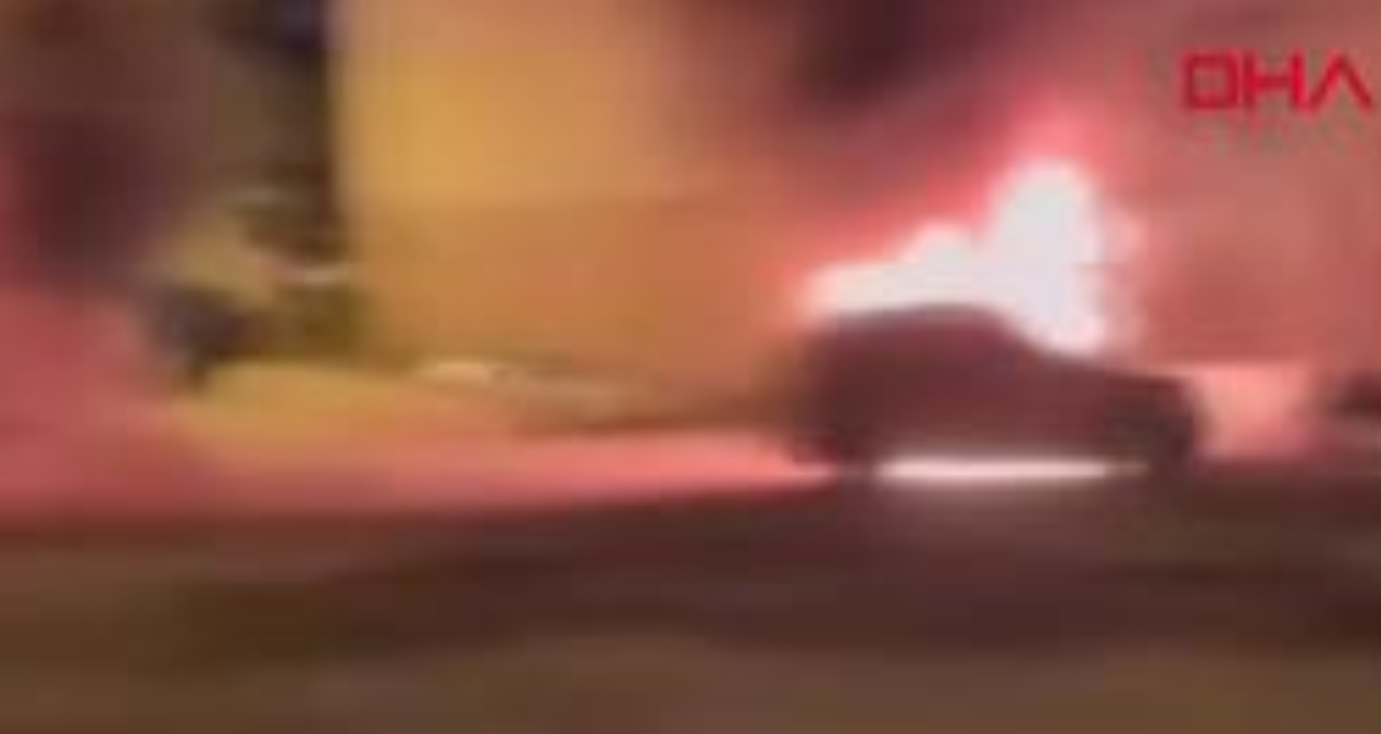 otoparkta korkunc anlar pes pese patlamalar yasandi iQYU139A