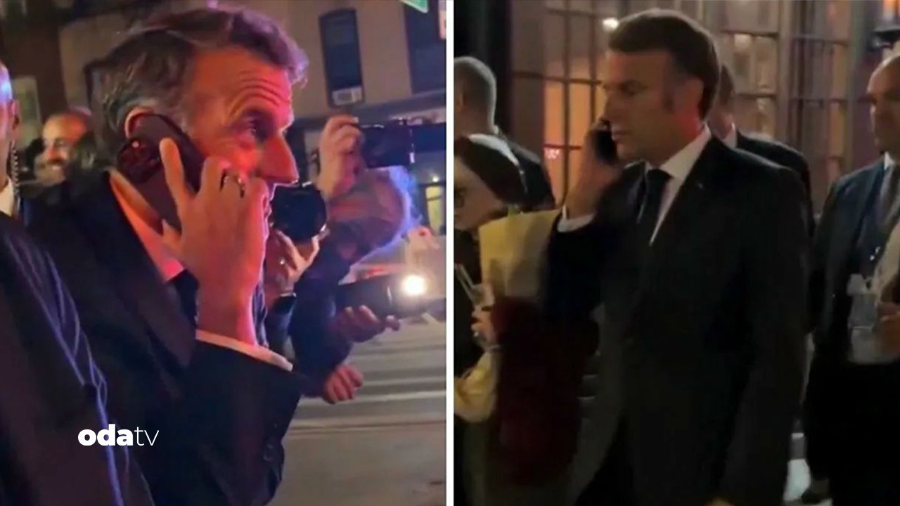 trumpin konvoyu macronun onunu kesti arayip yolu ac dedi dTOJmDk9