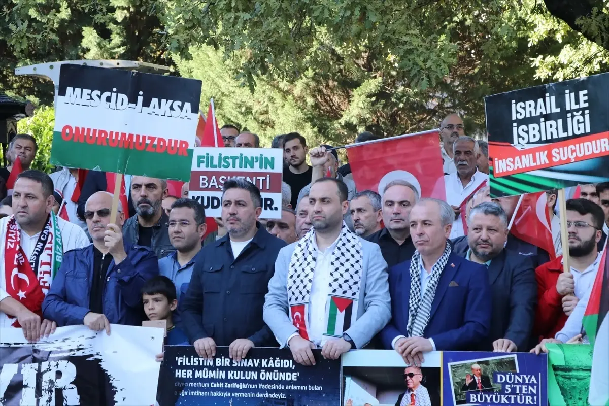 cankirida gazzeye destek gosterisi K1HTKAB8