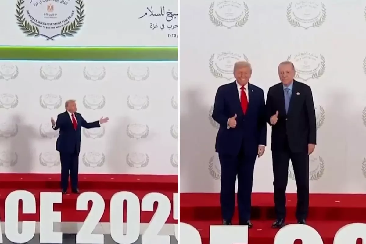 misirda gazze zirvesi basliyor erdogan trump ile aile fotografinda yan yana Is48Ygd6.jpg