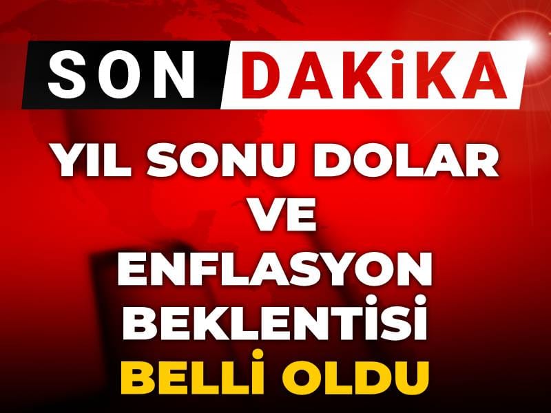 Yıl Sonu Dolar ve Enflasyon Beklentileri Artış Gösterdi